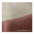 Tissu de velours côtelé ponctué en polyester en nylon avec support T / C